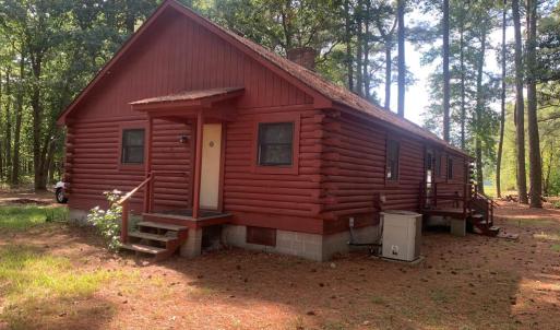 RIght Side of Log Home