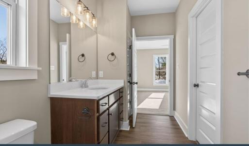 Primary Bathroom, WIC & Linen Closet in Bathroom