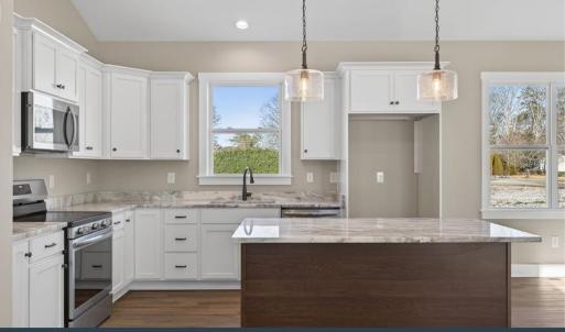Kitchen, Island, Pendant Lighting, Pantry,