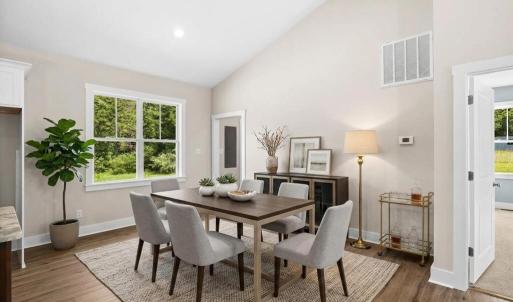 Staged Dining Room