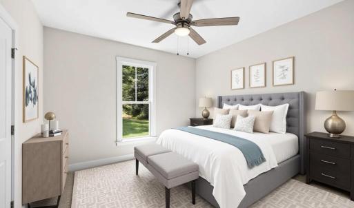 Staged Bedroom