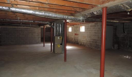 Unfinished basement