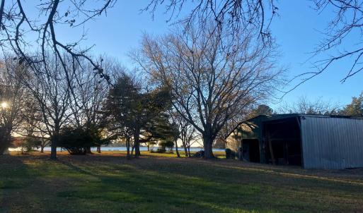 Large shed/barn on the property with electric and