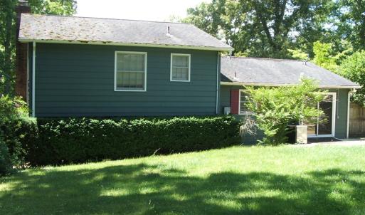 Rear view of home