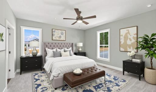 Bedroom, Staged Bedroom
