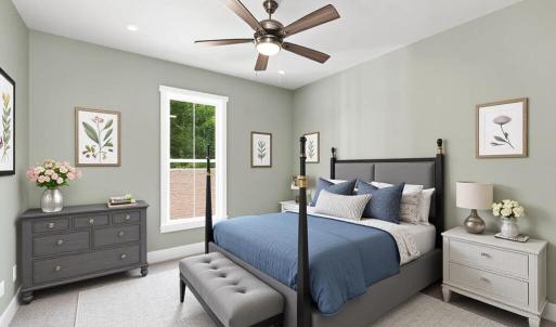 Bedroom, Staged Bedroom