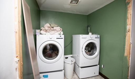 Laundry in Basement