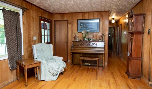 Foyer, Faux tin ceilings