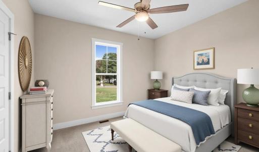 Bedroom, Staged Bedroom