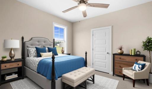 Bedroom, Staged Bedroom