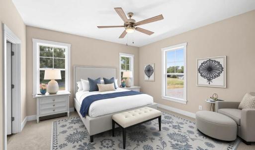 Bedroom, Staged Bedroom
