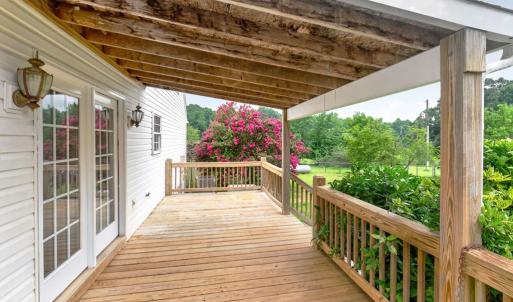 Covered Back Deck