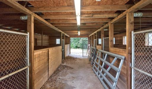 Barn Interior 5 Stalls