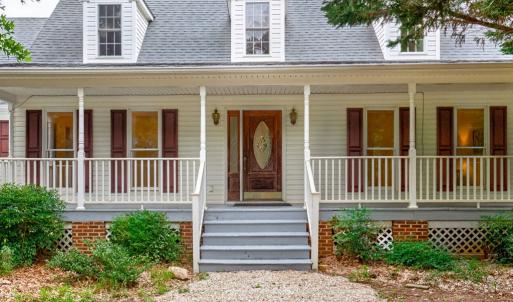 Close up front of house