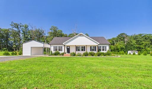 Front of Home , Move-In Ready One-Level Living with Open Floor Plan, High-Speed Firefly Fiber Internet, Established Landscaping, and Detached Workshop.