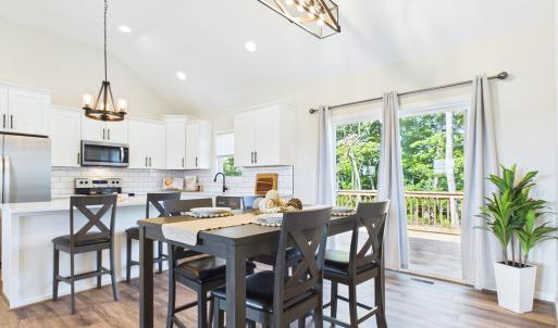 Dining Room / Outdoor Access , Bright Dining Area with easy access to the Rear Deck for Indoor and Outdoor Entertaining.