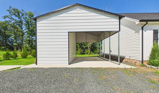Storage/Covered Parking, Excellent Workshop and Storage Space for Lawn Equipment, Tools, Projects, and Outdoor Gear.