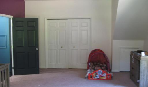 One of two bedrooms  on second level