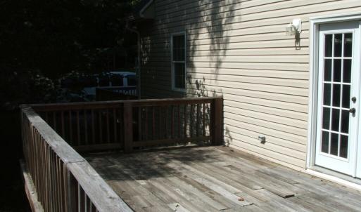 View of deck