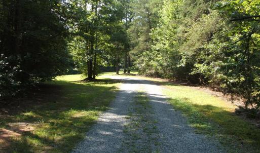 Winding driveway