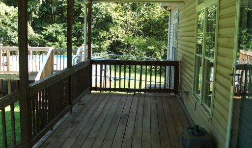 Covered front porch