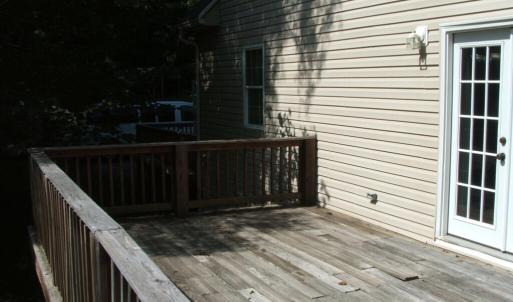 View of deck