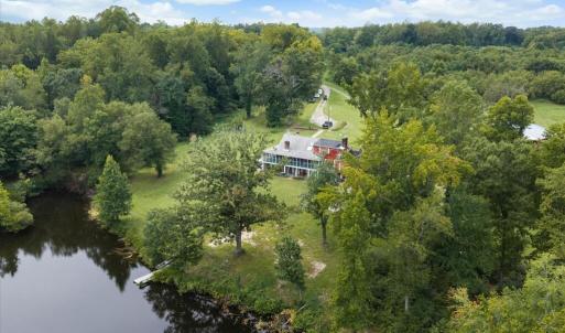 Aerial looking West