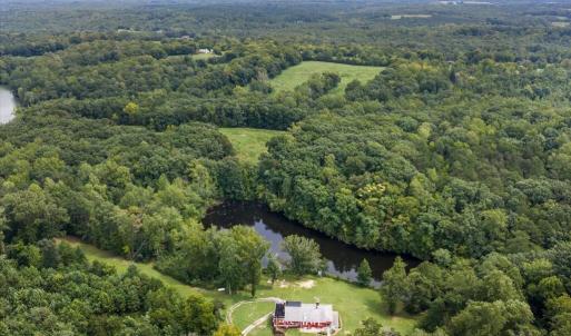 Aerial looking East
