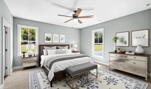 Bedroom, Staged Bedroom