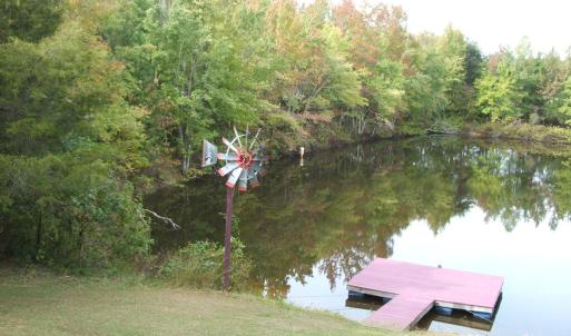 Add'l view of pond w/floating dock