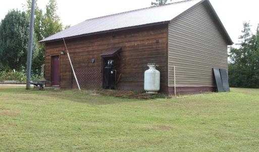 Rear view of garage/shop bldg.