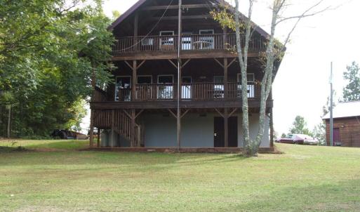 Rear view of  home