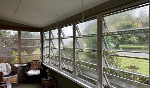 Enclosed front porch