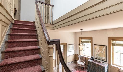 Stairs to third floor