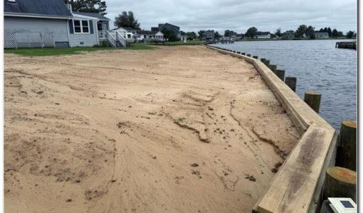 Entirely new bulkhead and land filled