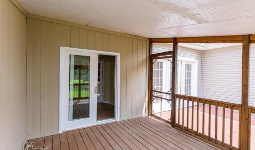 Screened porch