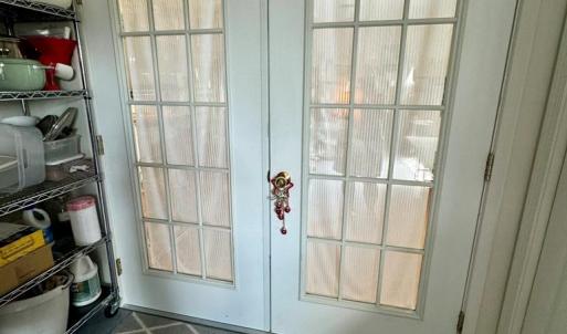 Door to 2 bedroom/bath house addition