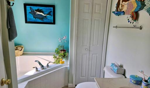 ensuite with soaking tub.