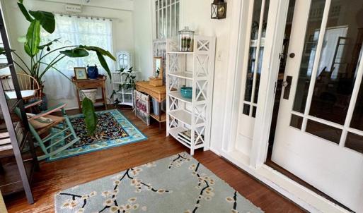 Enclosed front porch
