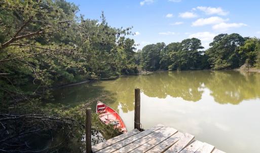 Dock near boathouse