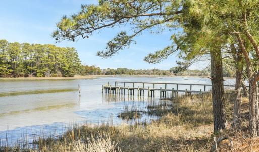 Dock at low tide