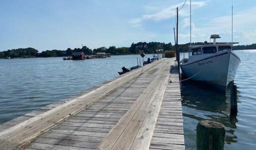 County dock at the end of the street