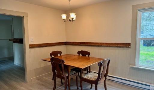 Eat in kitchen with LVP flooring