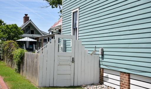 Side Entrance to rear