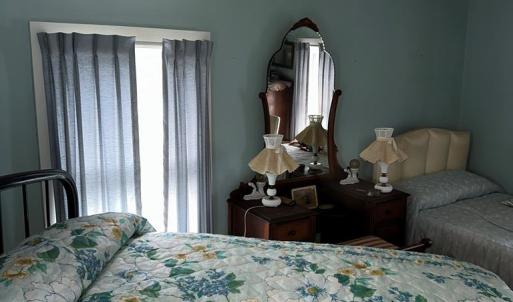 Bedroom at the top of the stairs