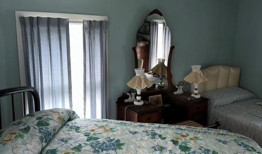 Bedroom at the top of the stairs
