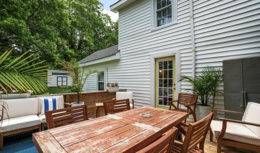 Side Deck, Beautiful views of the mature plantings and yard