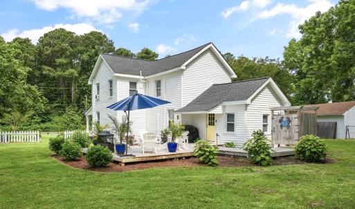 Back Deck, This space includes an outdoor shower perfect for summer days
