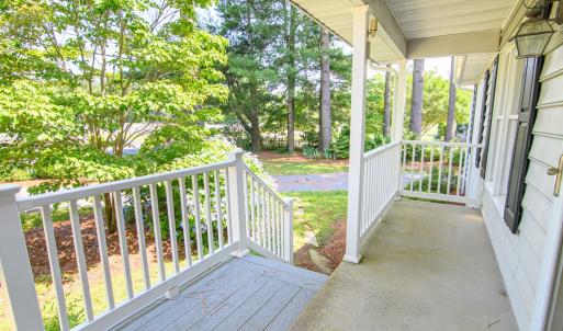 Open front porch