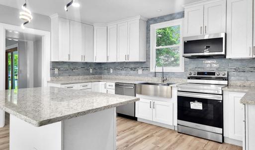 Gourmet Kitchen with Island